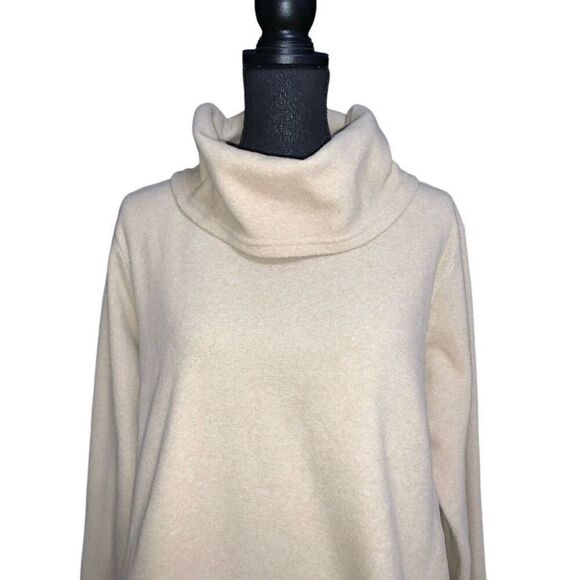 Land’s End Fleece Cowlneck Sweatshirt - Picture 2 of 7